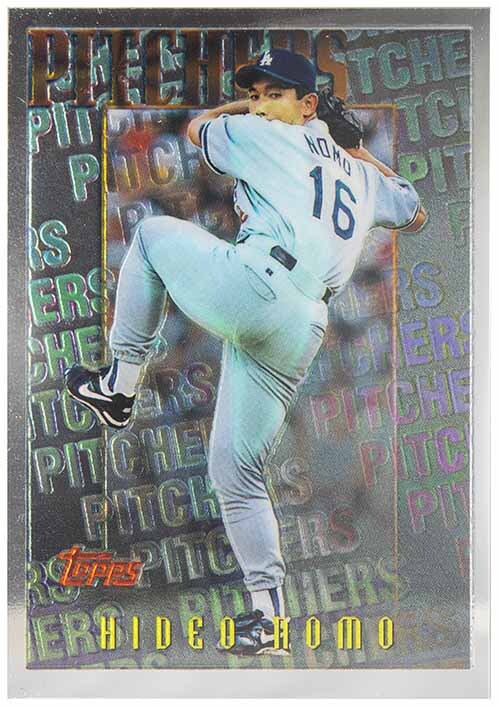 即決! 1996 野茂英雄 MLB Topps Pitchers カード #M1_画像1