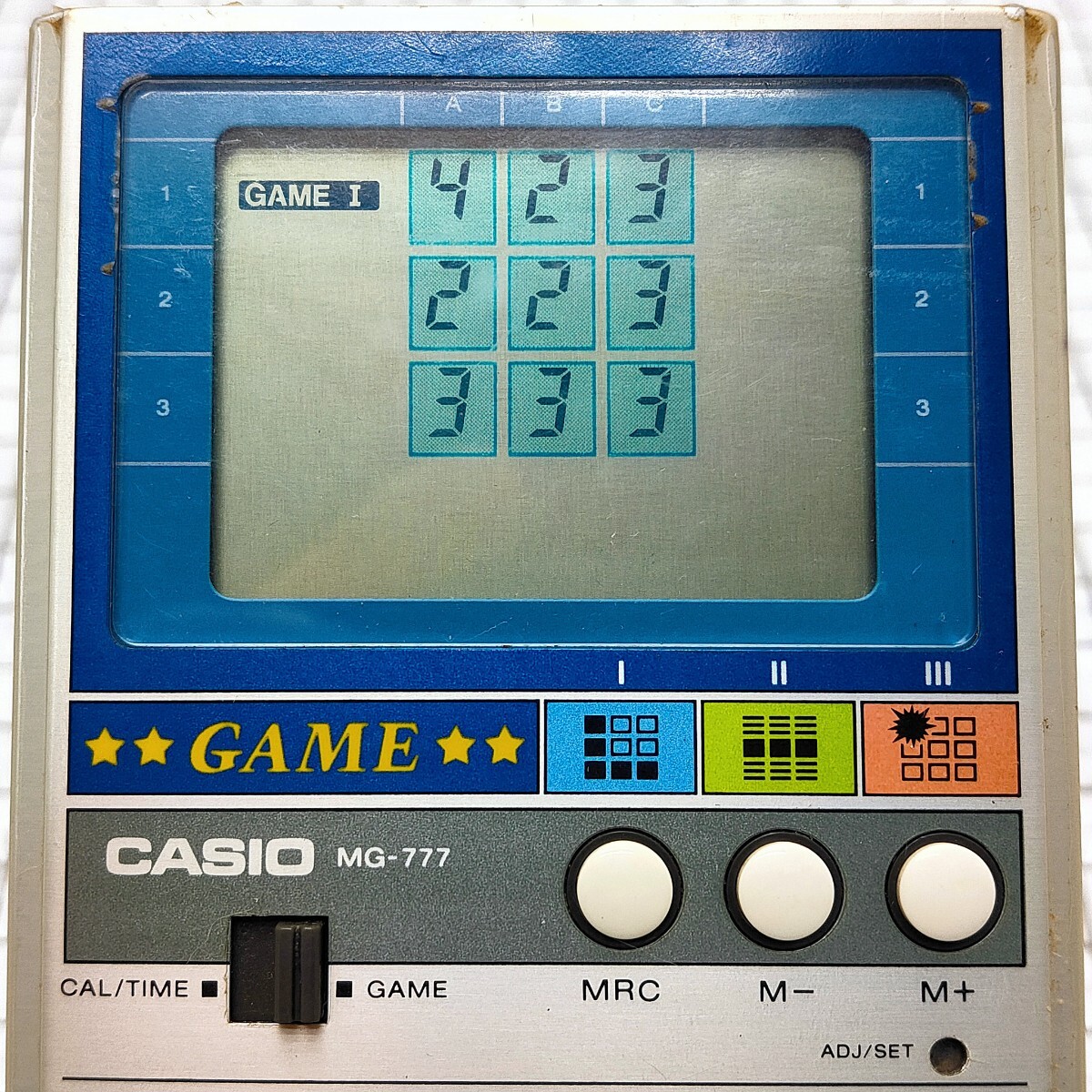 カシオ ゲーム電卓 MG-777 動作品/電池交換済み_画像8