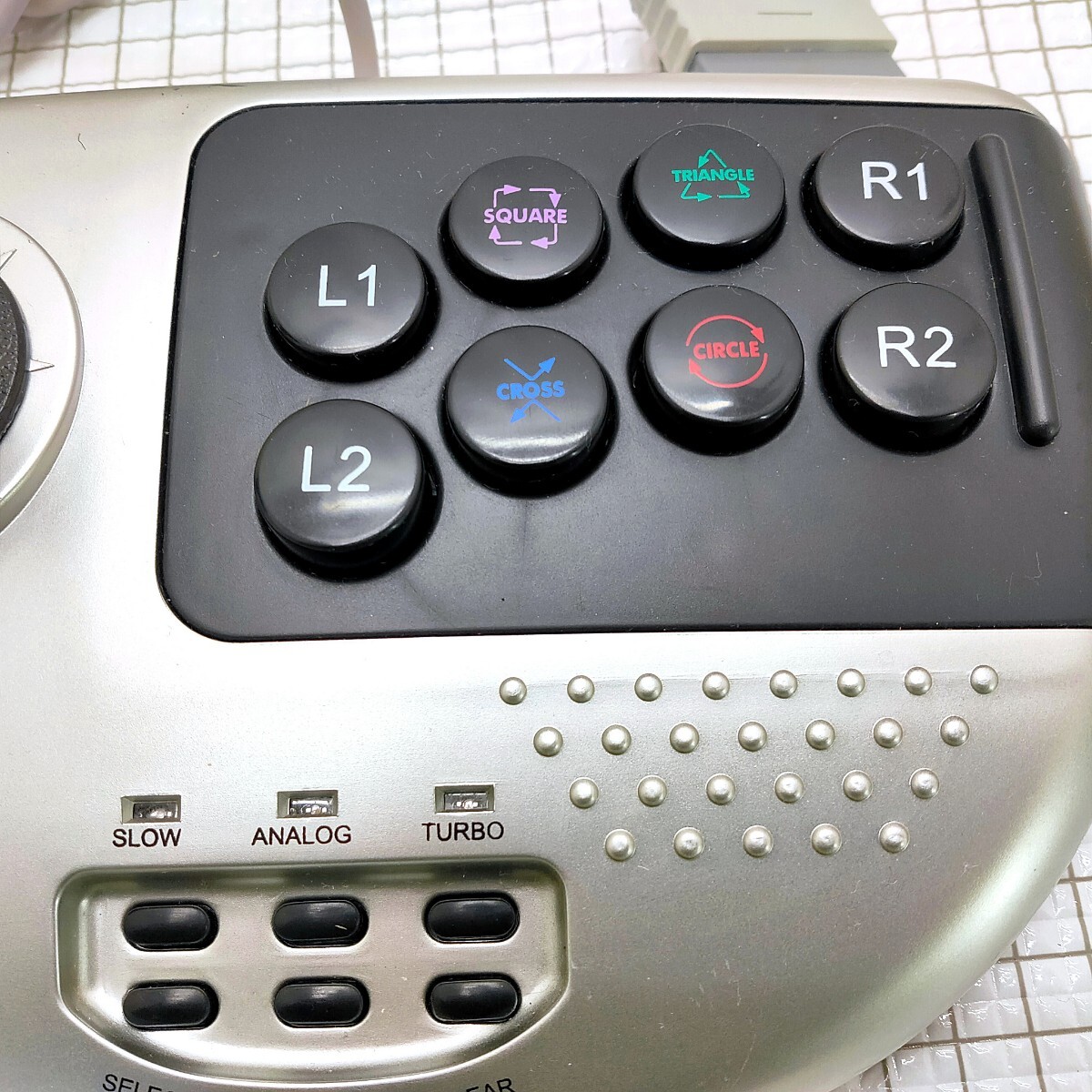 サイバーガジェット PS1/PS2 アーケードスティック GAME STICK FORCE 動作品の画像5