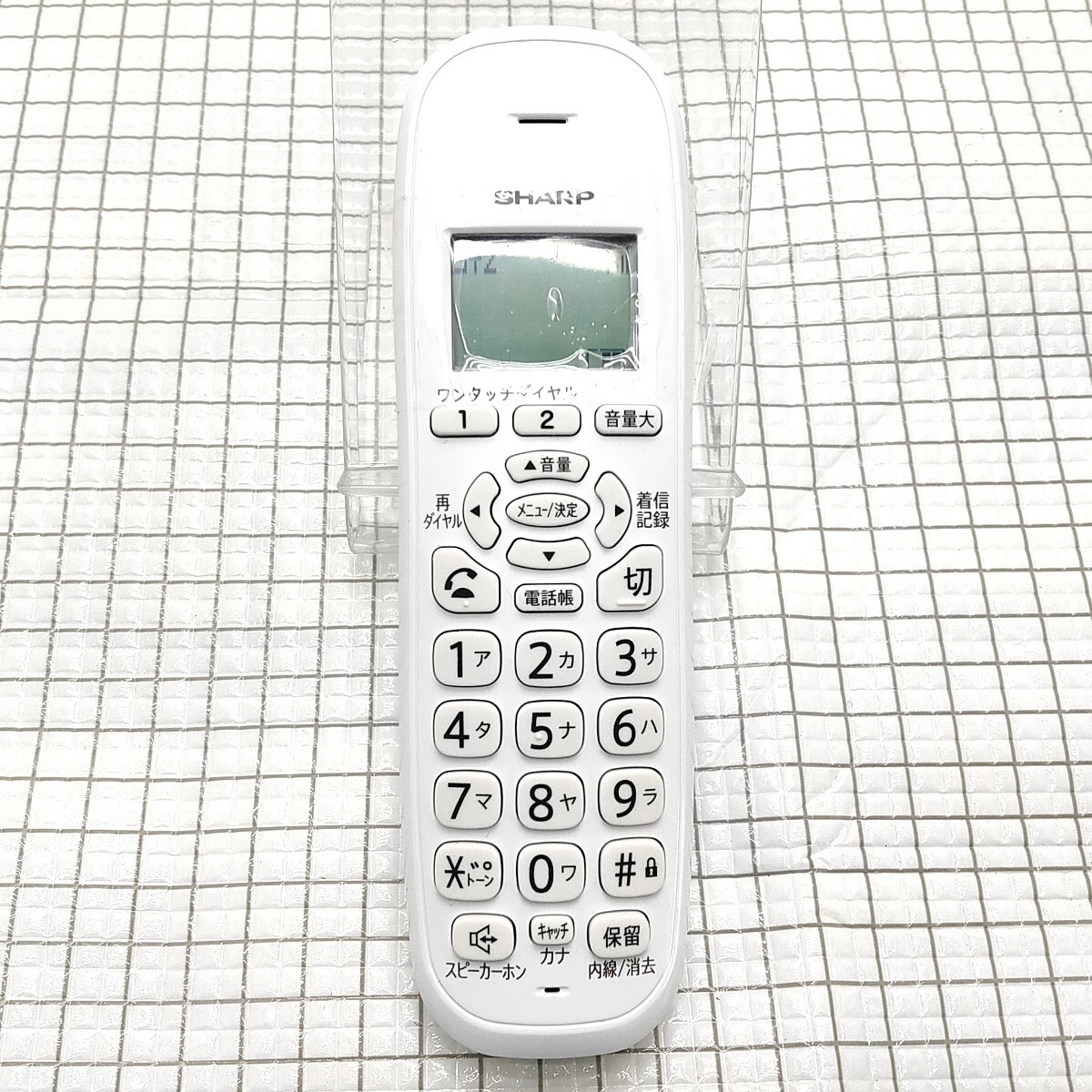 シャープ コードレス電話子機 JD-KE110/未使用品_画像2