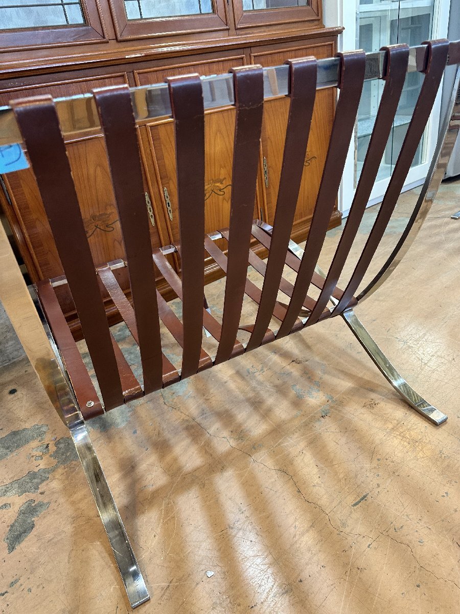 62500円 used 70年代当時物 KNOLL ノール バルセロナチェア 痛み 62500円 used 70年代当時物 KNOLL ノール バルセロナチェア 痛み