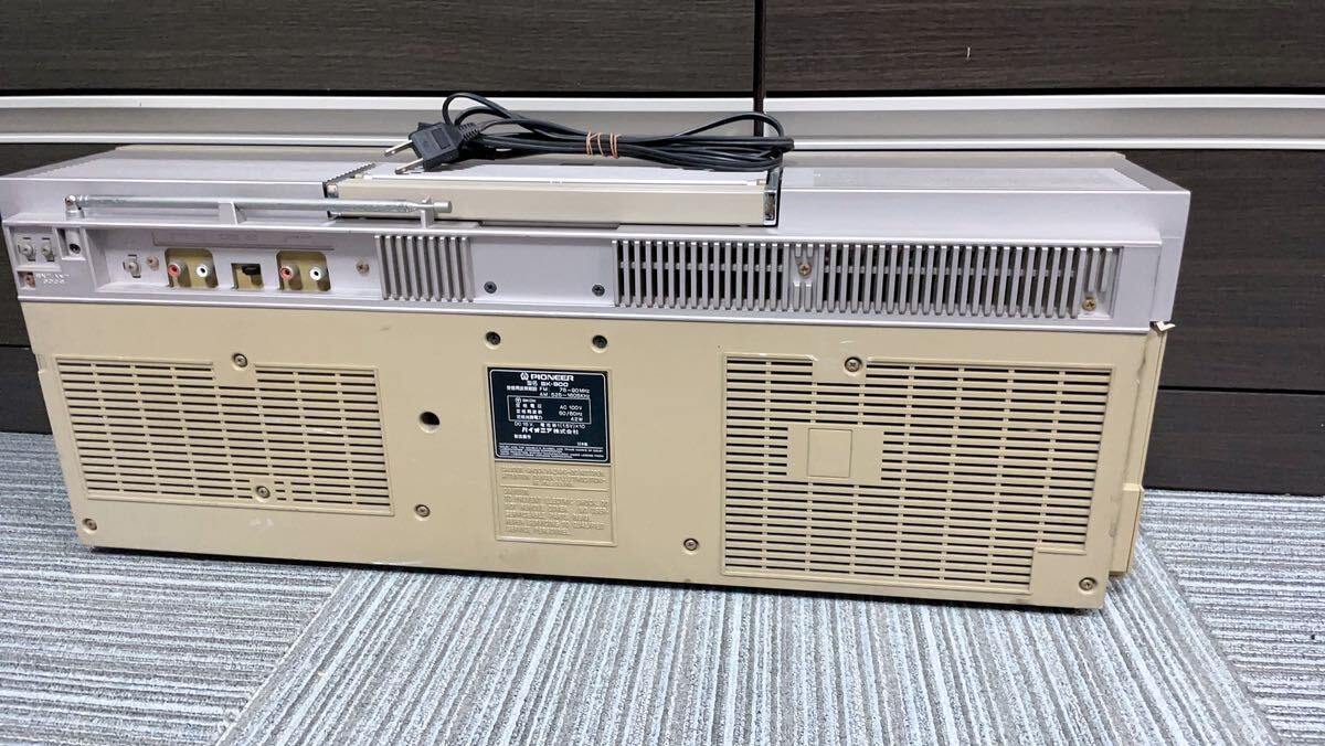 PIONEER パイオニア SK-900 大型 ラジオカセットレコーダー ラジカセ 日本製 電源ケーブル付き　現状品_画像6