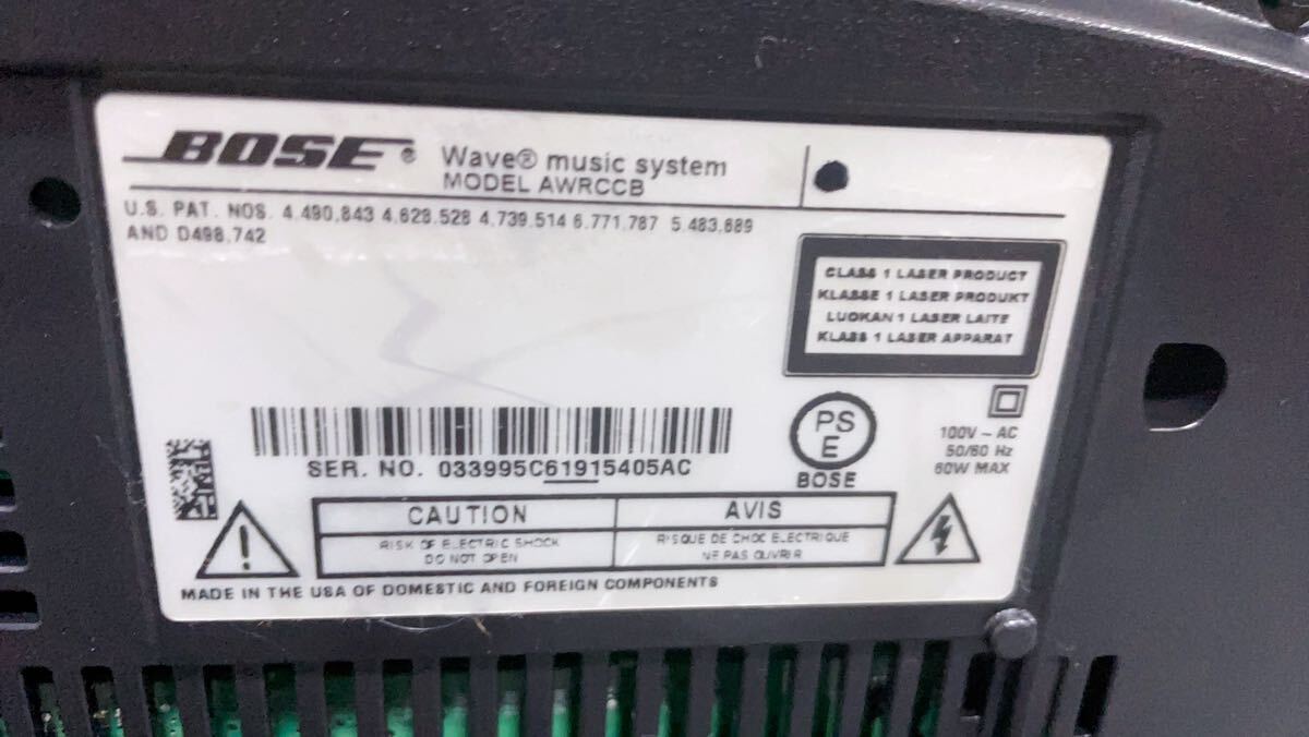 BOSE ボーズ Wave Music System AWRCCＢ CD/ラジオ 現状品_画像10