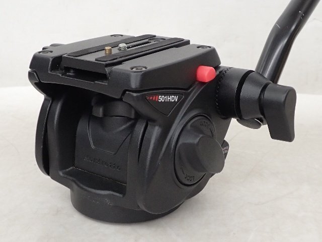 Manfrotto プロビデオ雲台 501HDV マンフロット ▽ 6E00B-7