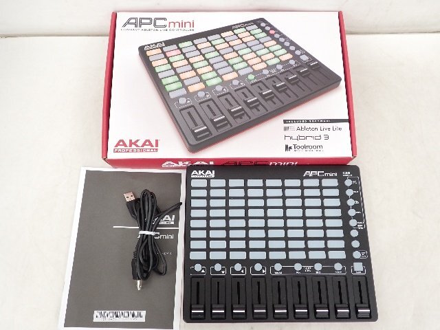 AKAI USB MIDIコントローラー APC mini 元箱付き アカイ ▽ 6E198-1の画像1