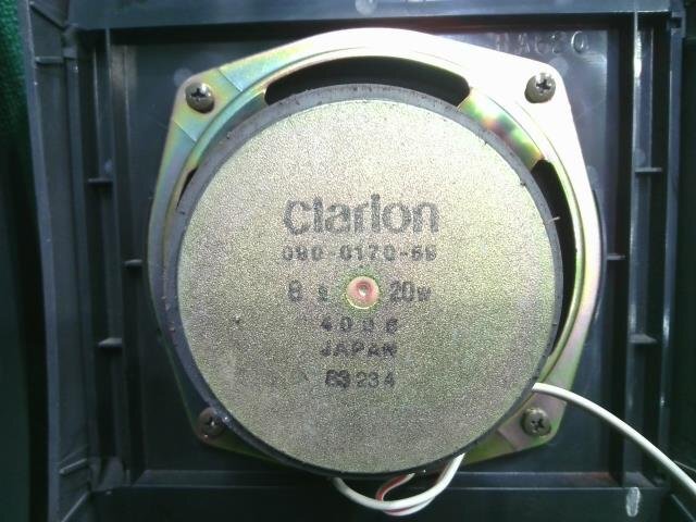 中古 Clarion クラリオン 車内放送用 スピーカー 2個セット セレガ 日野 バス RU4FSE_画像5