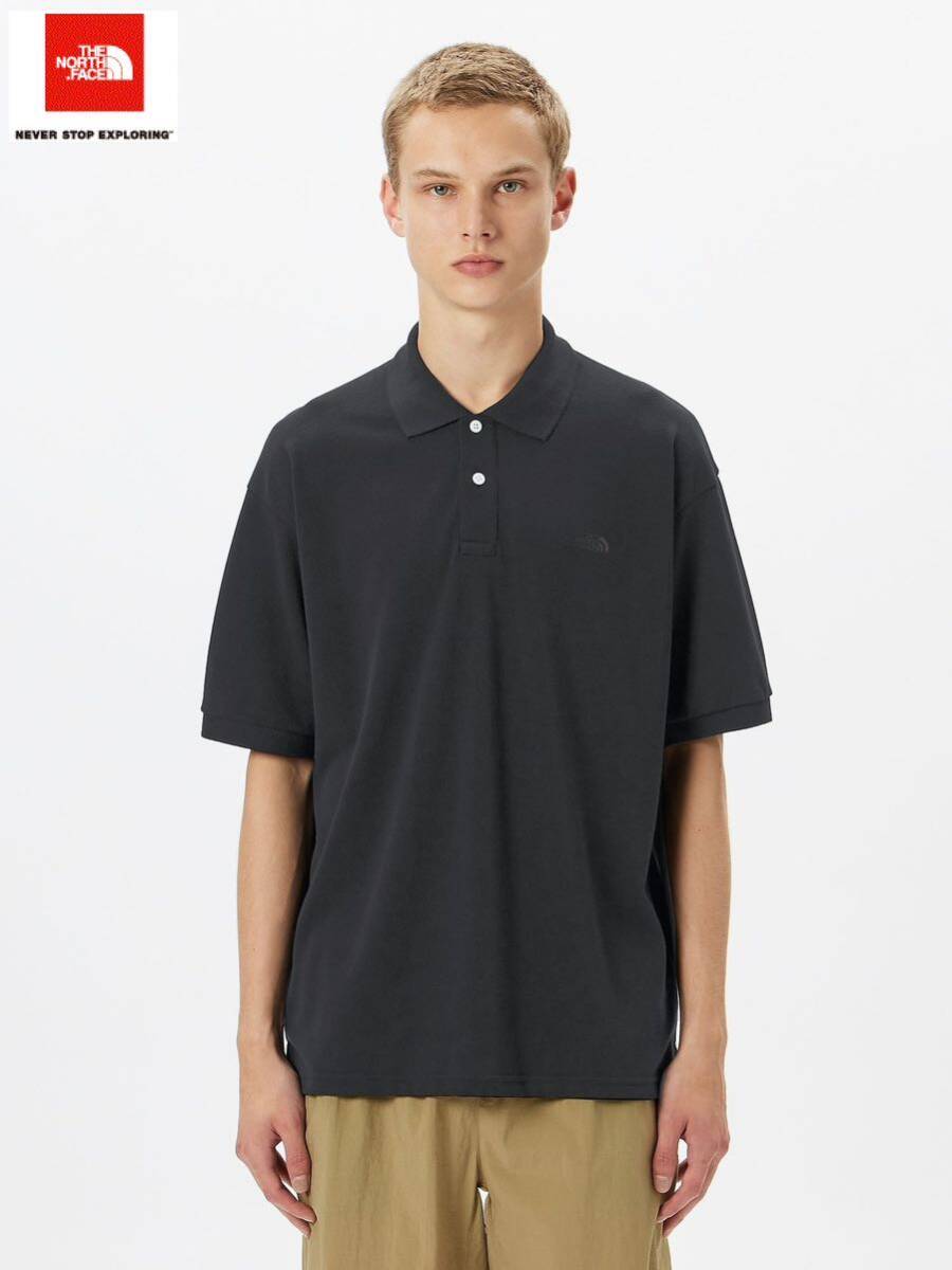 THE NORTH FACE S/S Any Part Polo Blackザノースフェイス ショートスリーブ エニーパート ポロシャツ（メンズ）ブラック／黒NT22232-K／XL_画像4