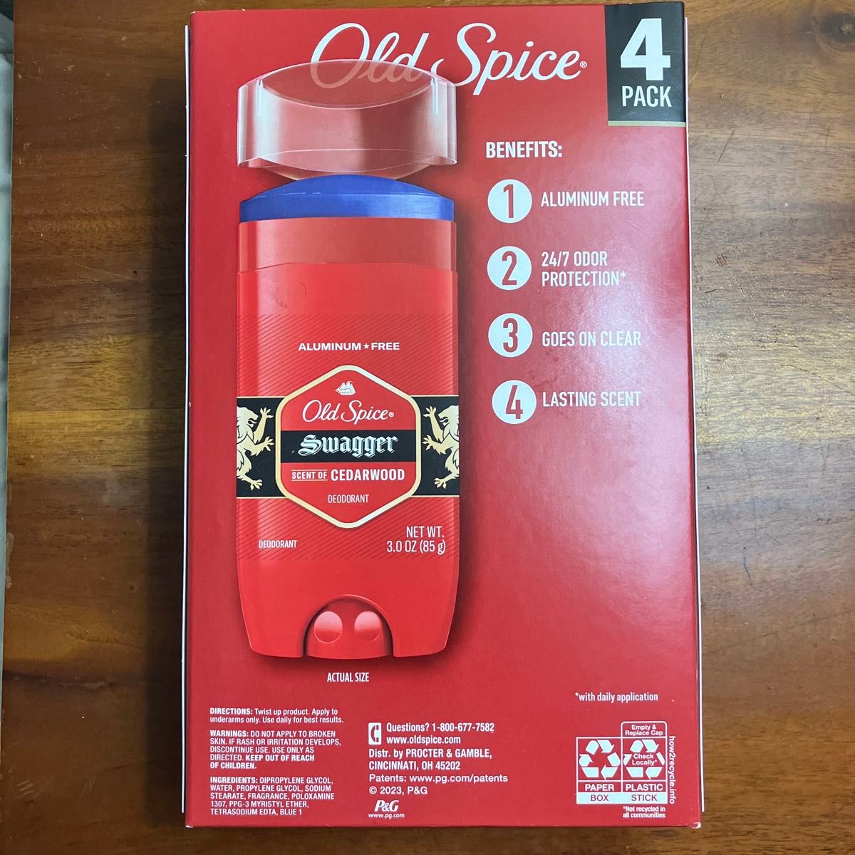 オールドスパイス スワッガー Old Spice Swagger 85g 4本セット