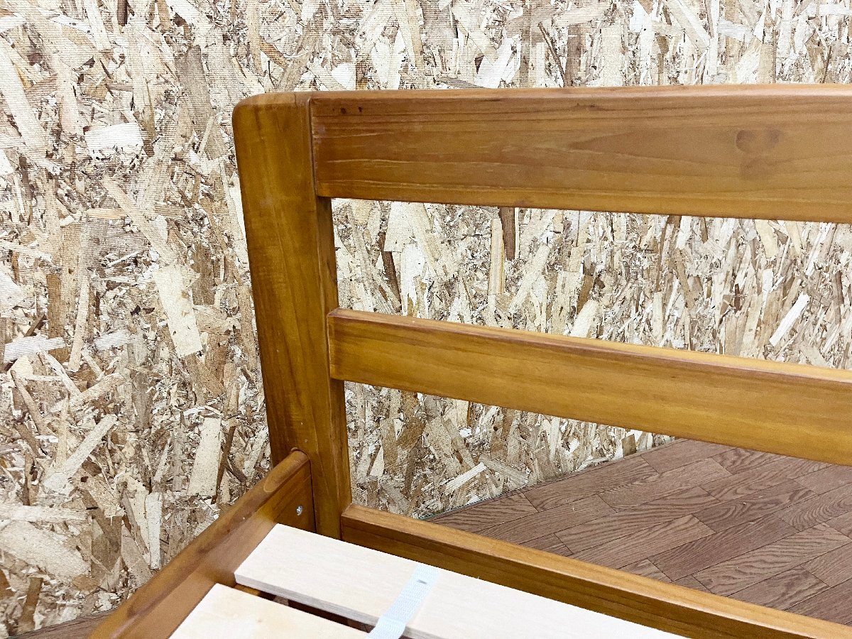 SCANTEAK скан чай k кроватная рама платформа из деревянных планок модель одиночный 102cm ширина щеки натуральное дерево из дерева Северная Европа стиль натуральный (.449)