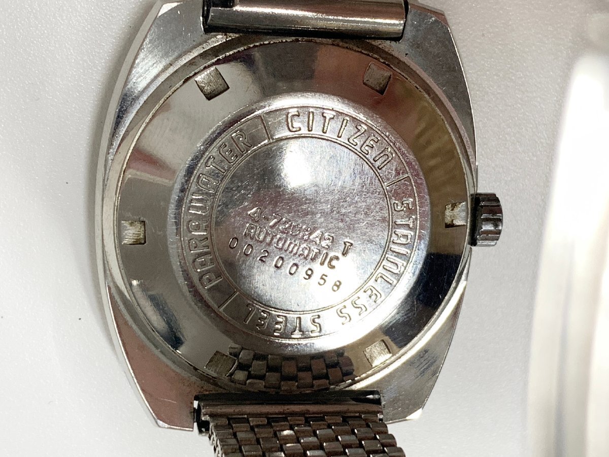 CITIZEN シチズン 腕時計 ２本セット SEVEN STAR CUSTOM 21石 自動巻き 手巻き デイデイト メンズ 紳士用 ステンレスの画像4