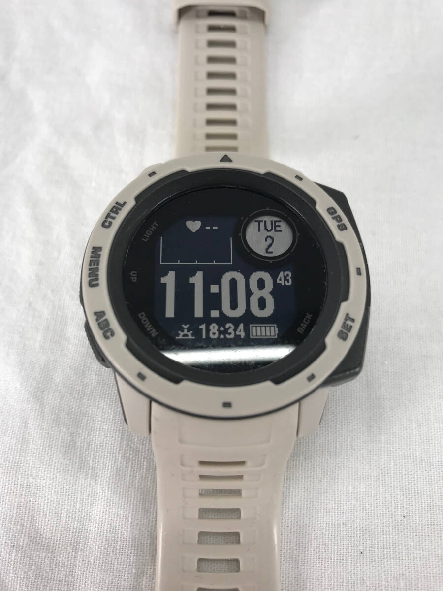 ＊中古品＊GARMIN スマートウォッチ INSTINCT タフネスGPS アウトドアウォッチ_画像3