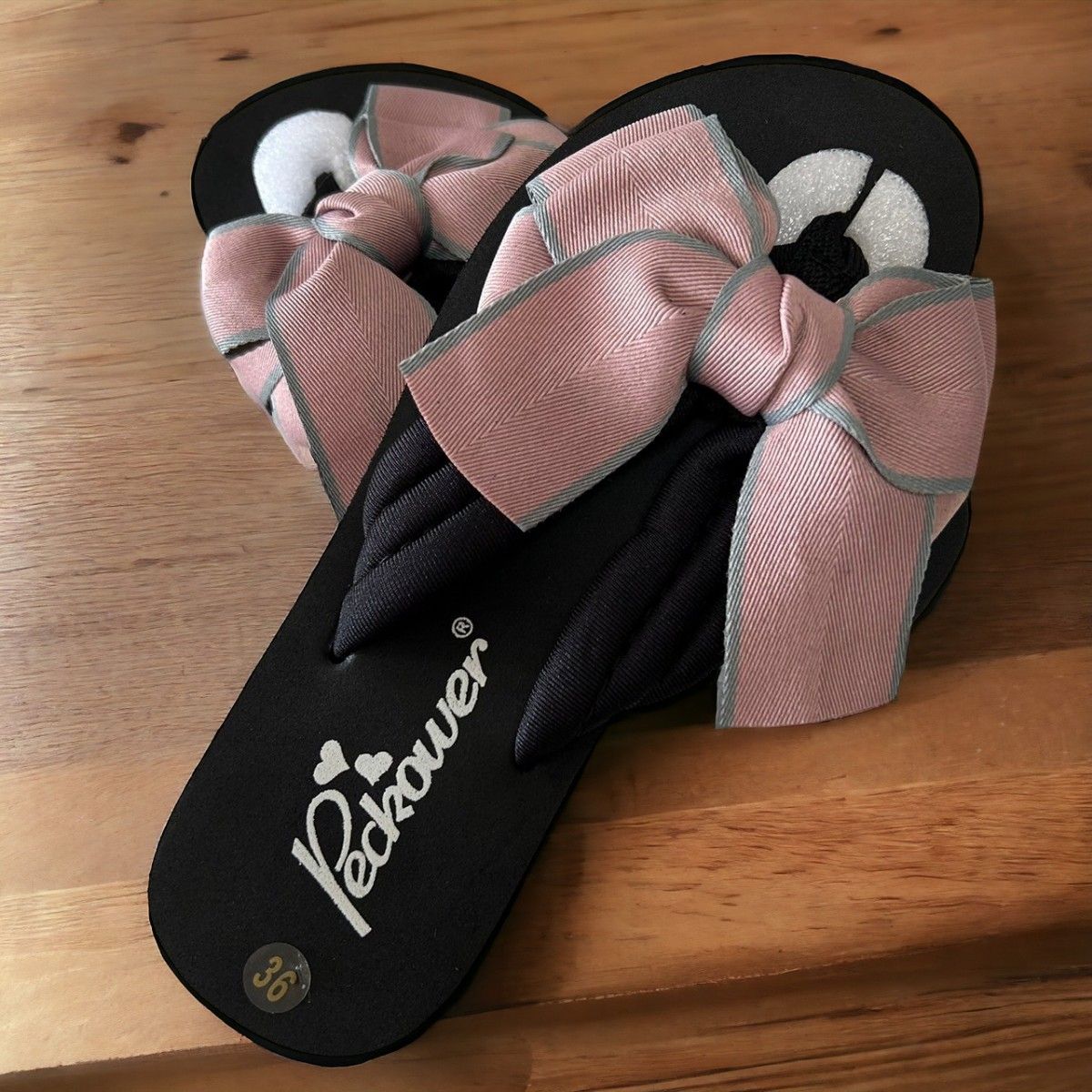 リボン サンダル ビーチ 海 プール レジャー 夏祭り 浴衣 歩きやすい くすみカラー ブラック ピンク オルチャン 韓国 可愛い