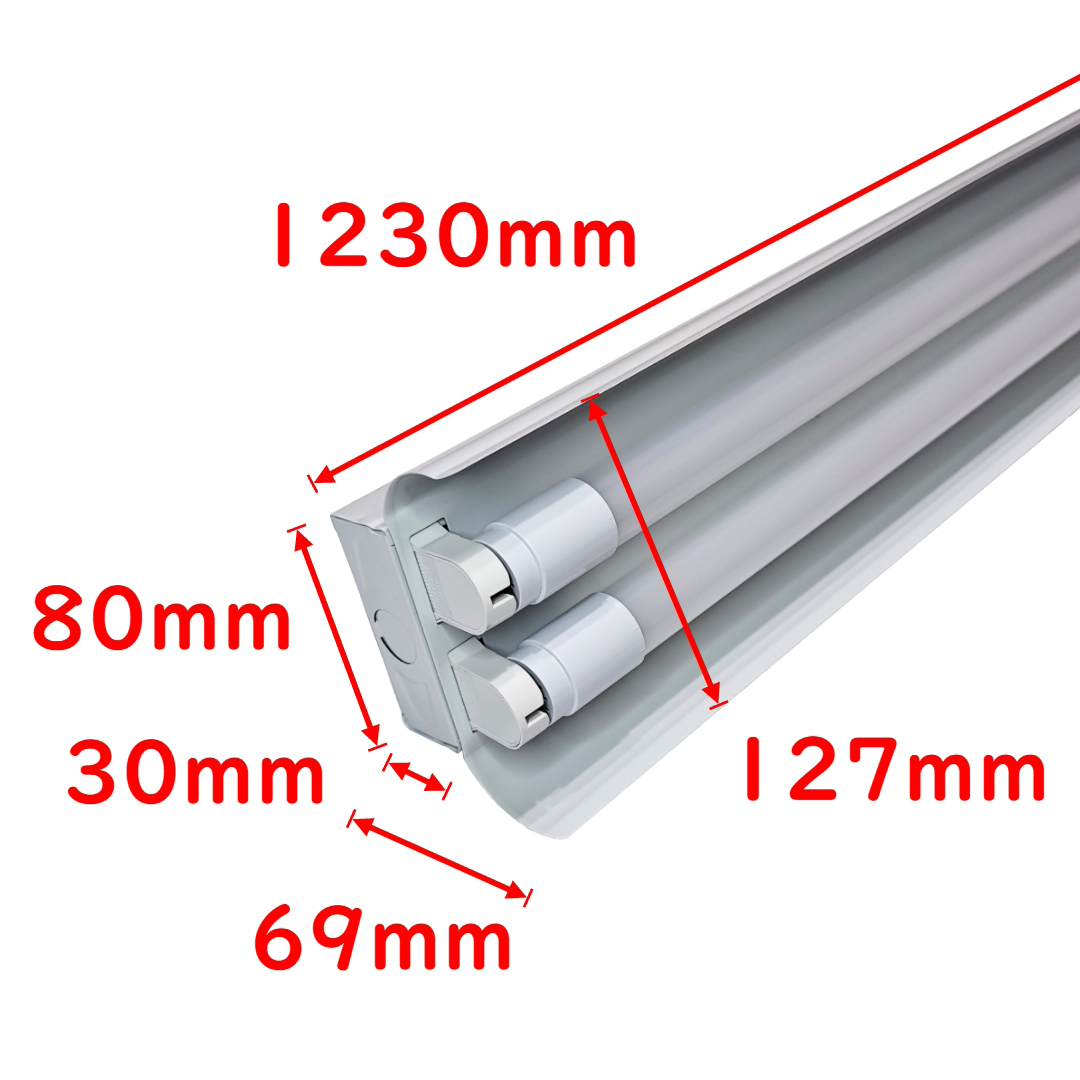 * straight pipe LED fluorescent lamp lighting equipment set . attaching to rough type 40W shape 2 light for 5000K daytime white color 4600lm wide distribution light (1)
