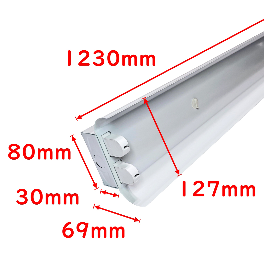 ● 10本 直管LED蛍光灯用照明器具 笠付トラフ型 40W形2灯用 (7)の画像8