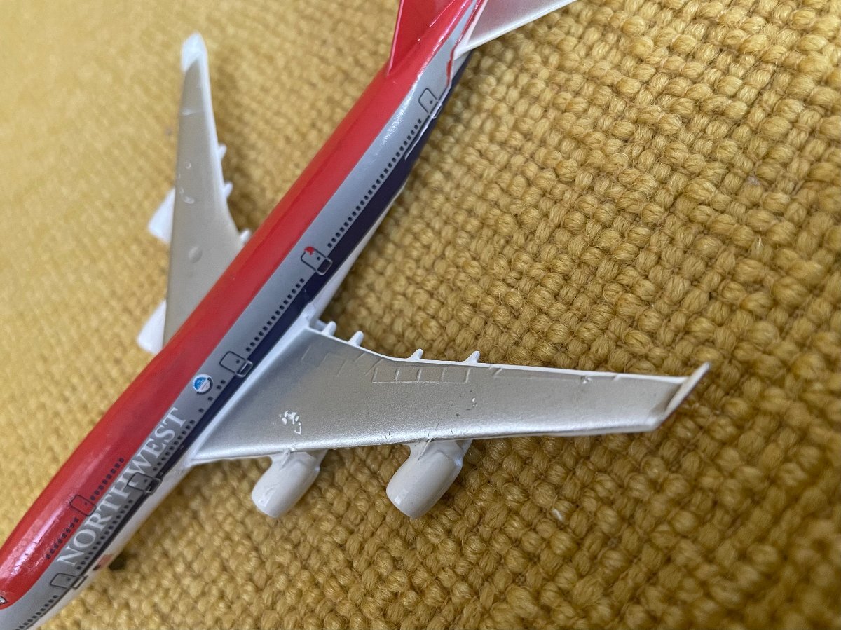 NORTHWEST★アメリカ購入Made in Germany★SCHABAK921★BOEING747ダイキャスト_画像2