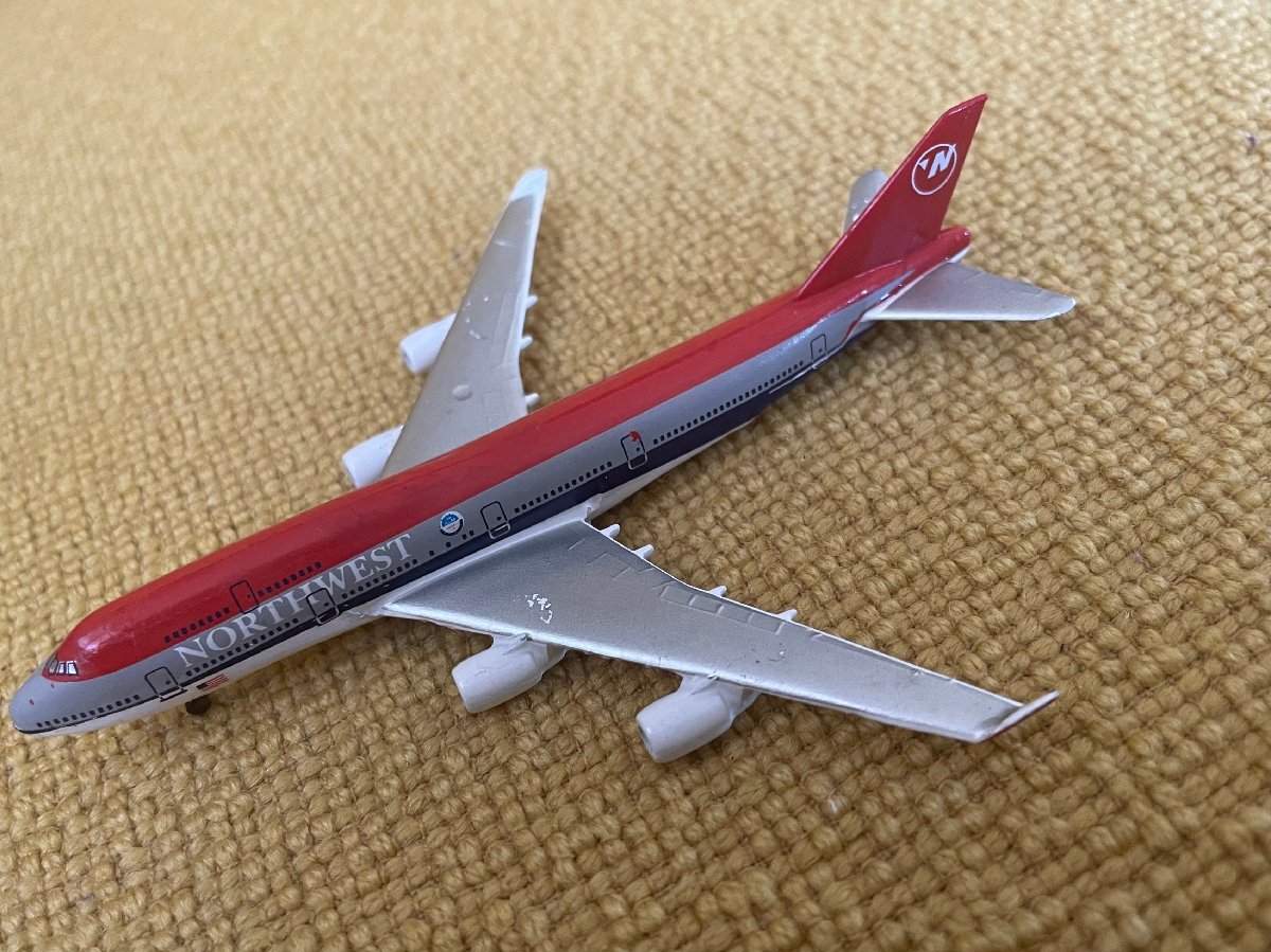 NORTHWEST★アメリカ購入Made in Germany★SCHABAK921★BOEING747ダイキャスト_画像1