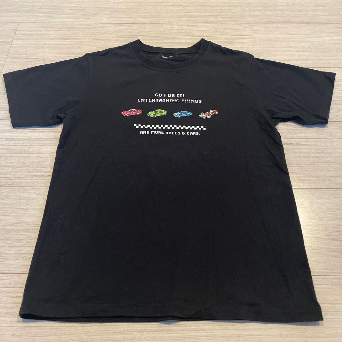 グローバルワークプリントキッズTシャツ160黒GLOBALWORKバックプリント小学生通学_画像2