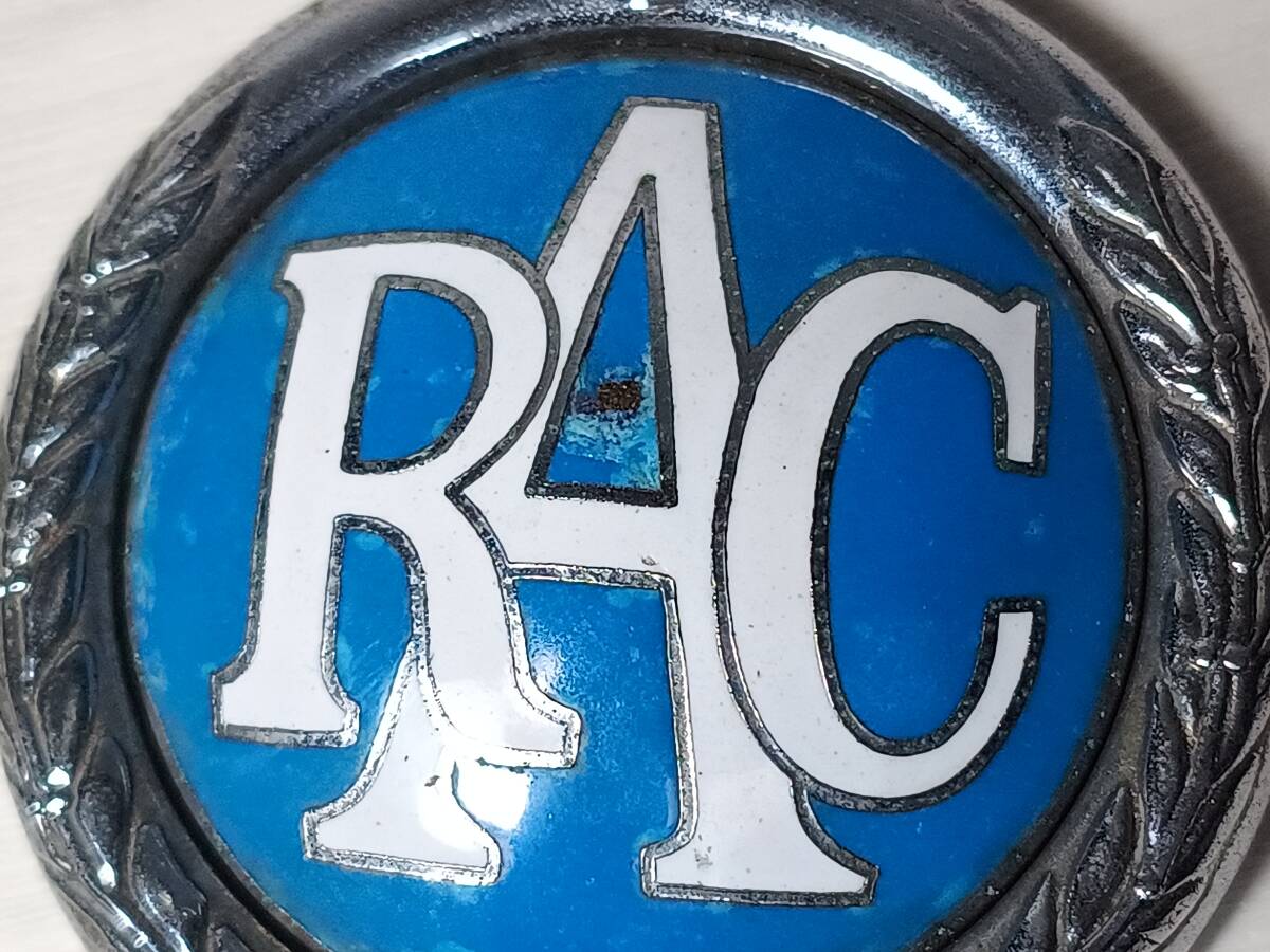 イギリス製　RAC カーバッジ　Royal Automobile Club 1950年代　エンブレム　アクセサリー　英国王室　コレクション　AA　ジャガー　ミニ