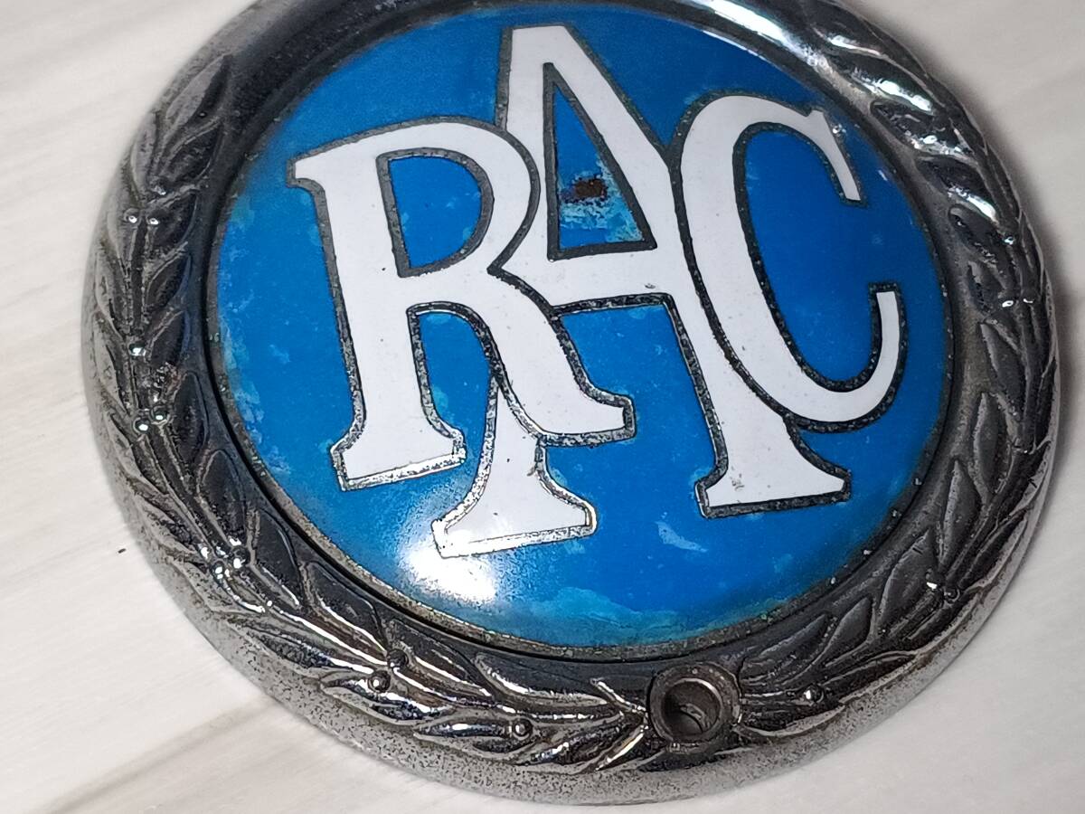 イギリス製　RAC カーバッジ　Royal Automobile Club 1950年代　エンブレム　アクセサリー　英国王室　コレクション　AA　ジャガー　ミニ