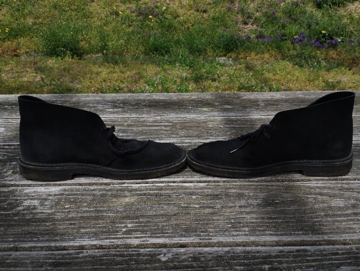 クラークス clarks デザートブーツ 黒　ブラックスエード　サイズ　UK8 　Desert Boot　スウェード チャッカブーツ_画像8