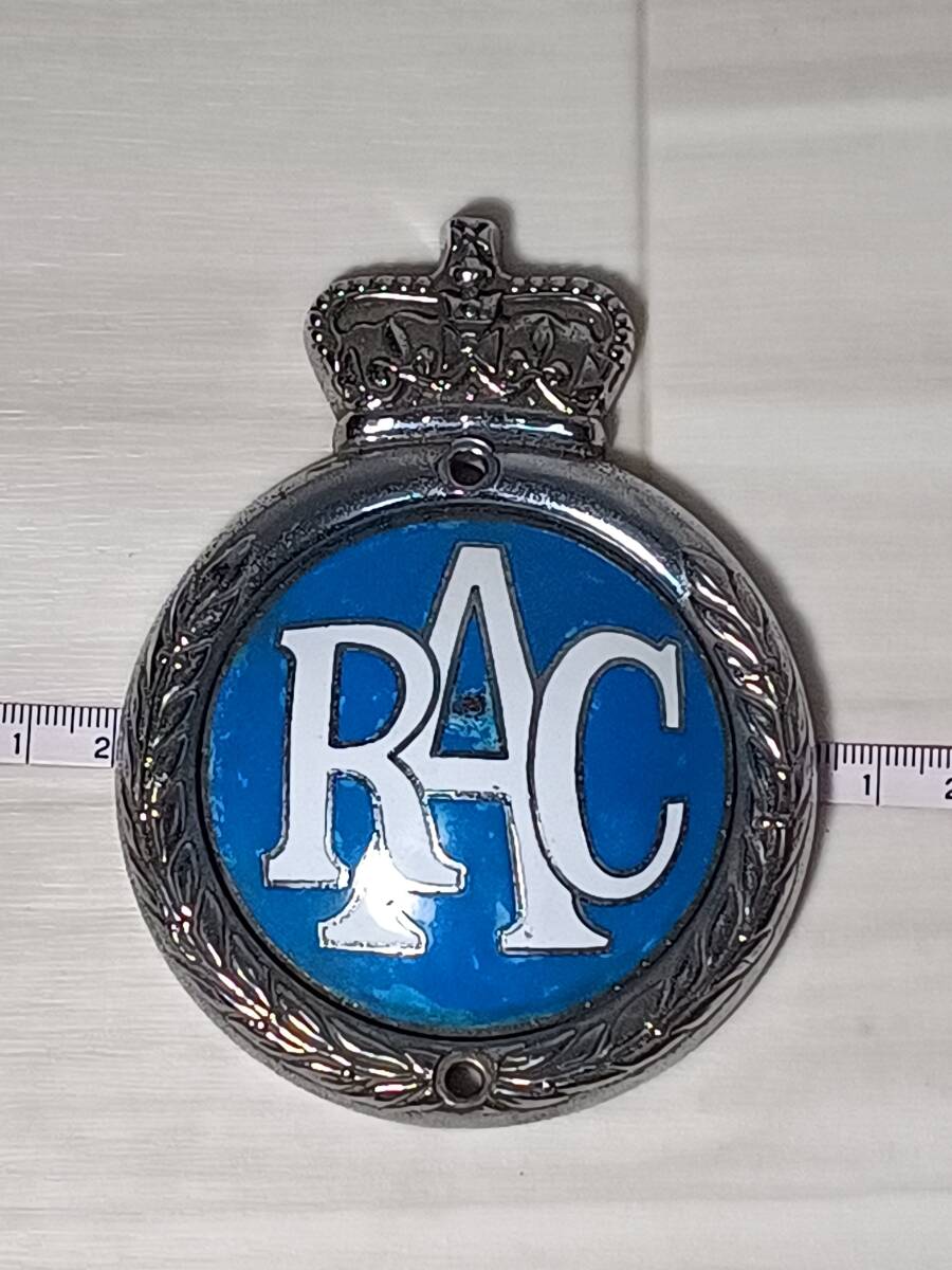 イギリス製　RAC カーバッジ　Royal Automobile Club 1950年代　エンブレム　アクセサリー　英国王室　コレクション　AA　ジャガー　ミニ