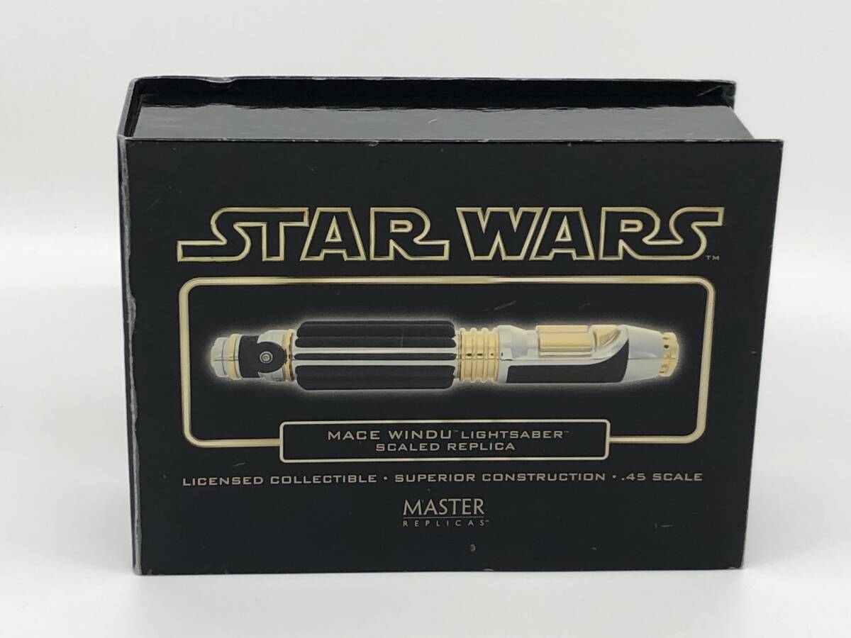 １円～ 本体美品 マスターレプリカ SW-302 STAR WARS スター・ウォーズ メイス・ウィンドゥ エピソード２ ミニ・ライトセーバーの画像1