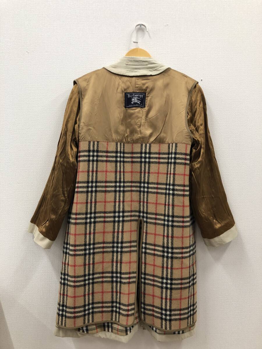 BURBERRY/ステンカラ－コート ライナー付き イギリス製 90年製 ヴィンテージの画像4