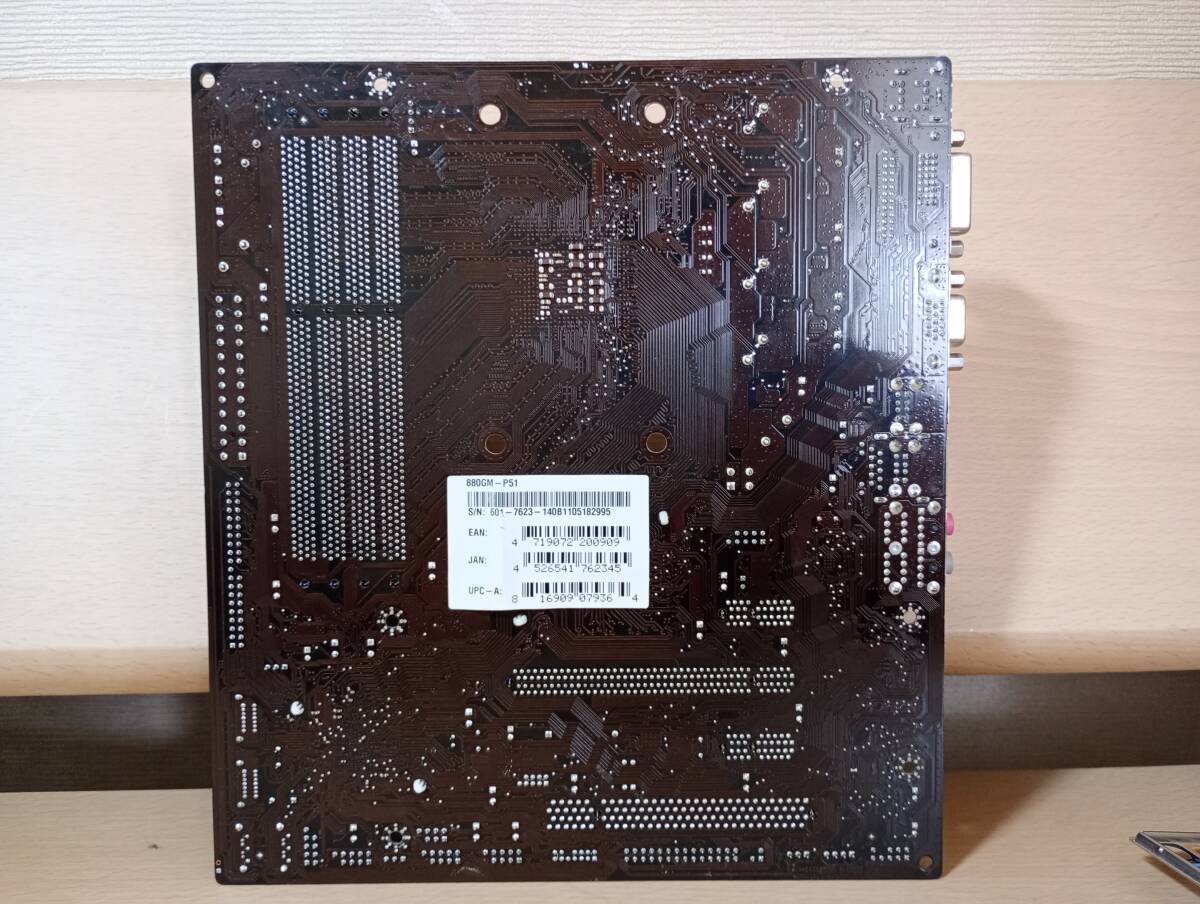 MSI マザーボード 880GM-P51 CPU メモリー付_画像9