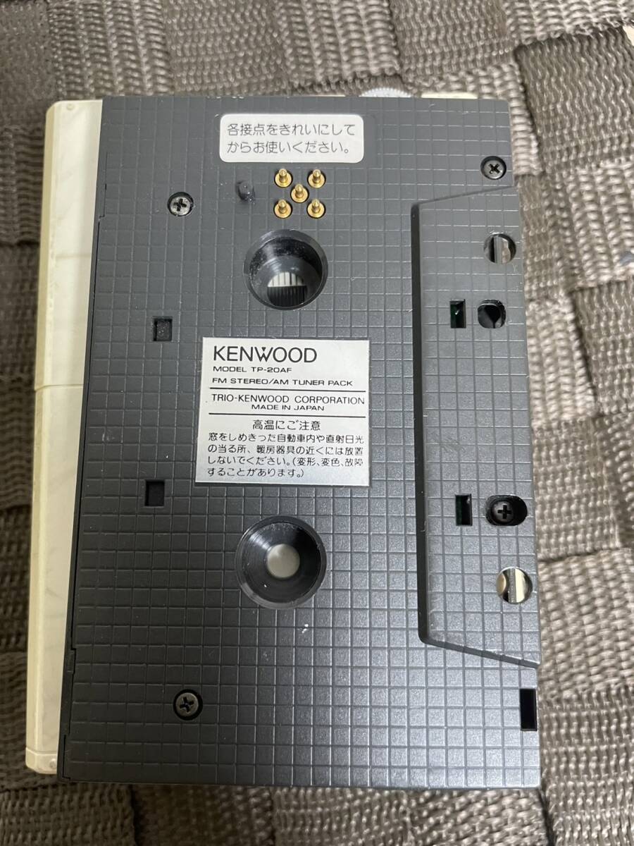 1円スタート　希少 KENWOOD CP-G5 ポータブルカセットプレーヤー カセットウォークマン ケンウッド ラジオチューナー TP-20AF 付き 現状品