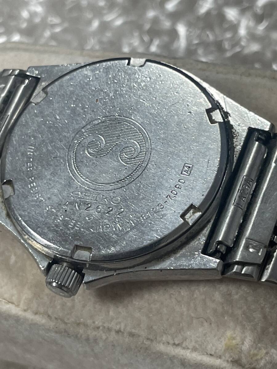 1円スタート SEIKO Chronos/セイコー クロノス 8123-7090 メンズ腕時計 動作未確認 ジャンク品の画像8