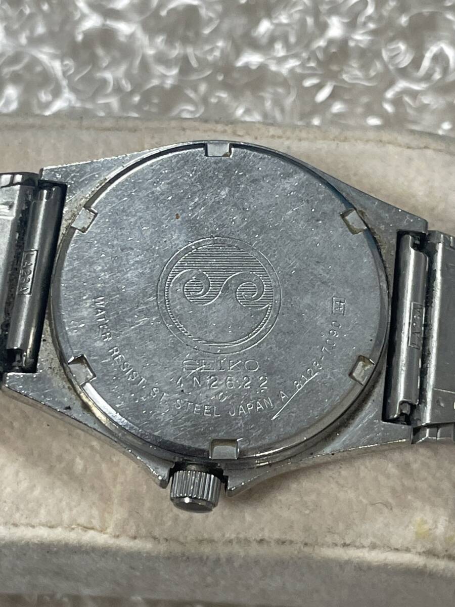 1円スタート SEIKO Chronos/セイコー クロノス 8123-7090 メンズ腕時計 動作未確認 ジャンク品の画像9