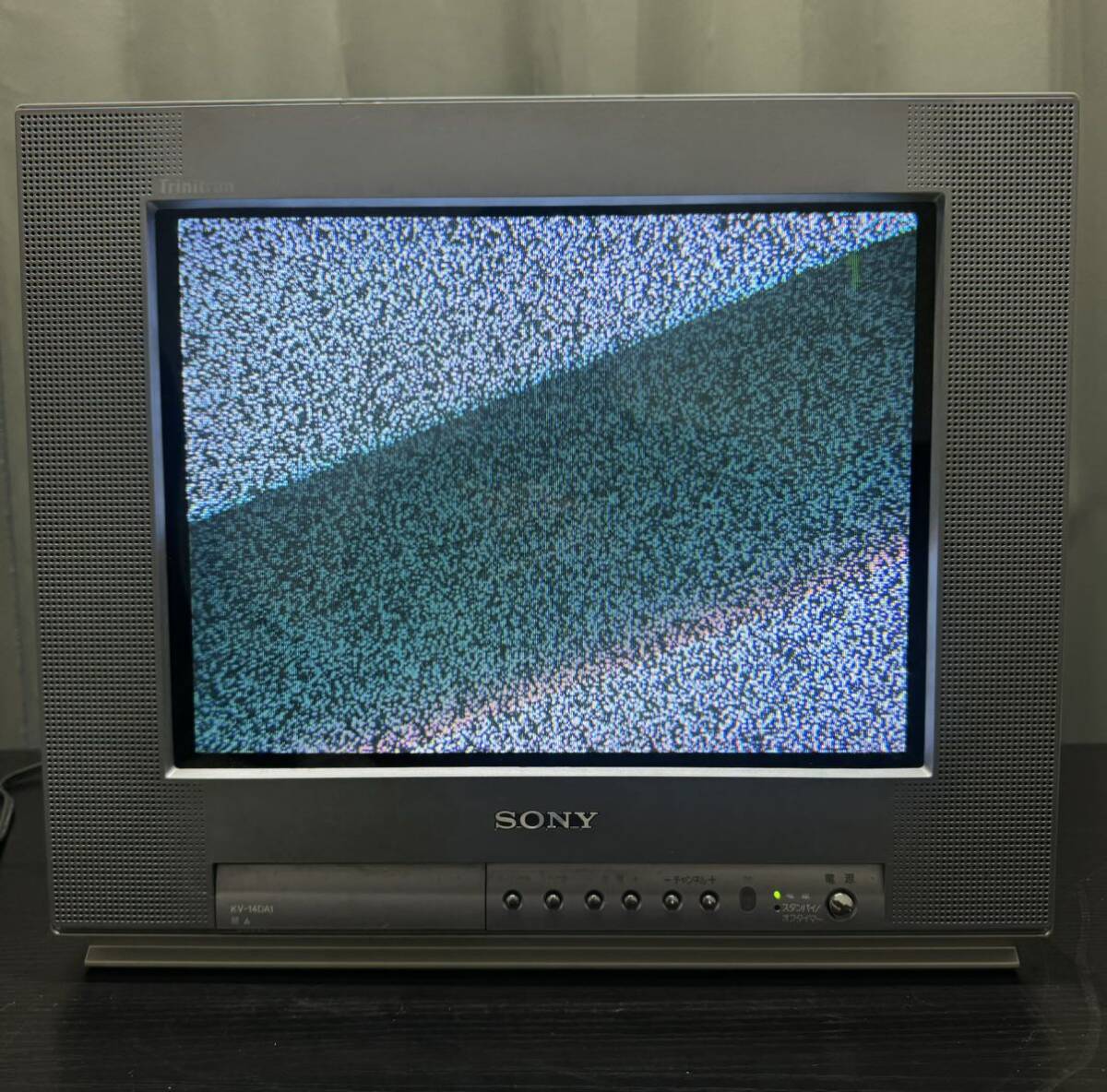 SONY/ソニー ★KV-14DA1★Trinitron/トリニトロン ★ブラウン管テレビ★昭和レトロ★2001年製★通電OK★現状品★042531_画像1