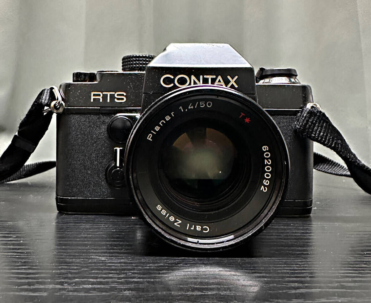 CONTAX/コンタックス★RTS★カメラ★YASHICA JAPAN★Carl Zeiss Planar 1.4/50 T＊/カールツァイス プラナー★094596★現状品★040192の画像1