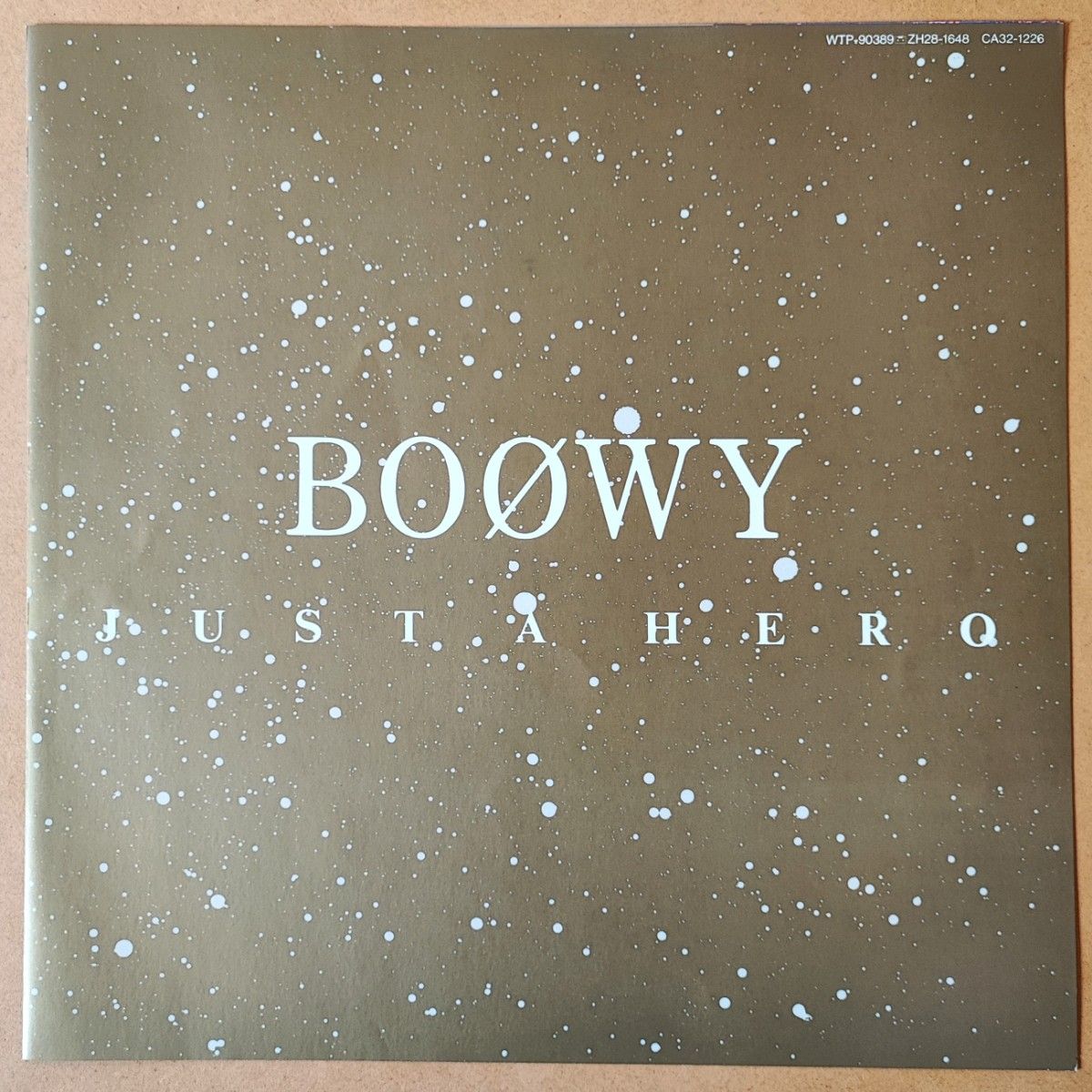 美盤　BOOWY『JUST A HERO』LPレコード　氷室京介 　WTP-90389