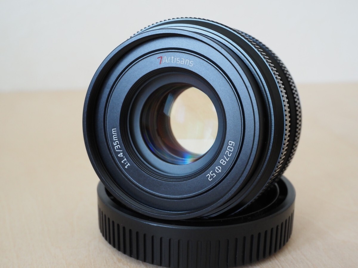 CANON　RFマウント　７Artisans 35mm f1.4　マニュアルフォーカス　美品中古_画像6