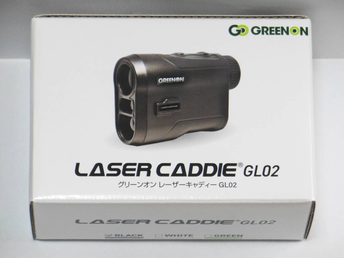 ■新品未開封■グリーンオン LASER CADDIE レーザーキャディー GL02 ブラック 保証有■送料無料■