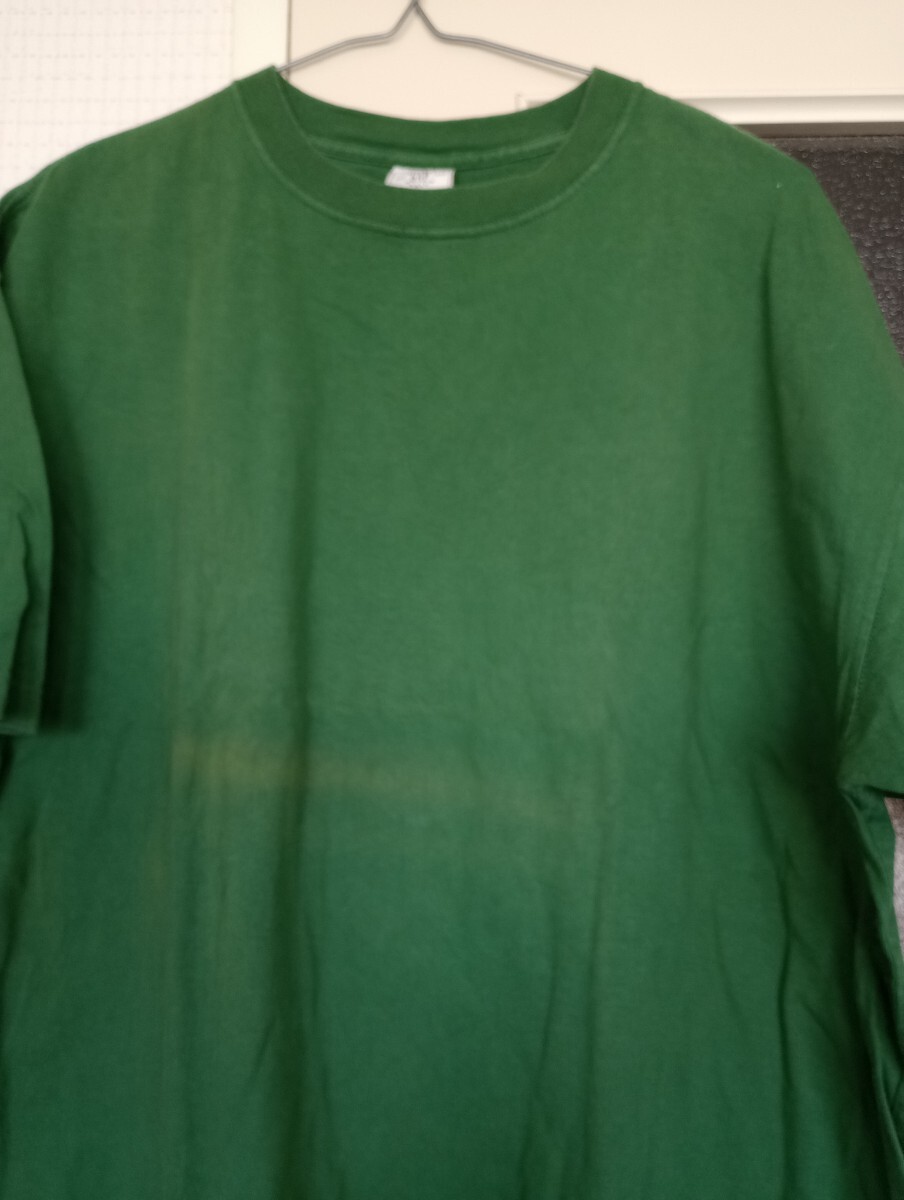 アメリカ古着 90s 90年代 ヴィンテージ オールドギャップ gap Tシャツ 無地 緑の画像7