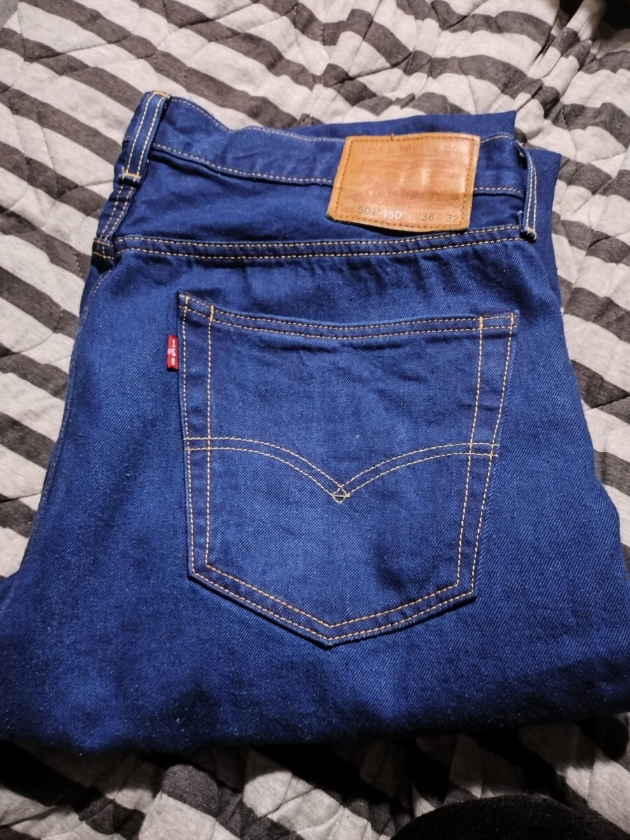 Levi's 150th 501 ORIGINAL SELVEDGE　リーバイス　150周年　一回着用　美品　36インチ　　　　　_画像2