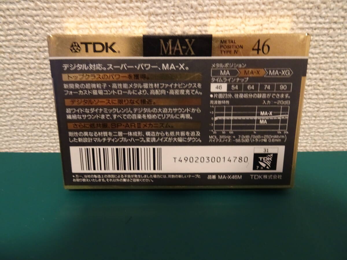 TDK MA-X 46 メタルポジションテープ_画像2
