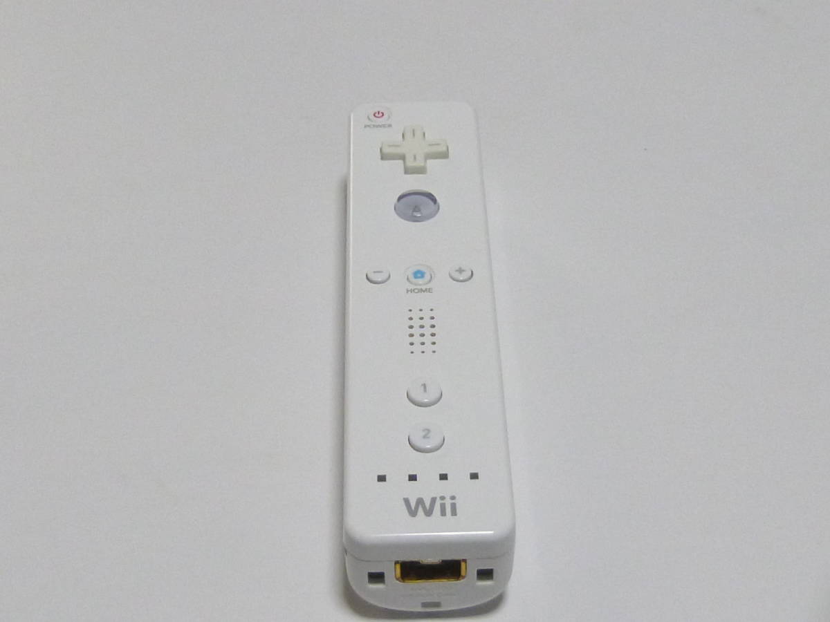 R099【送料無料 即日発送 動作確認済】Wii リモコン 任天堂 純正 RVL-003 白　ホワイト　コントローラ　周辺機器