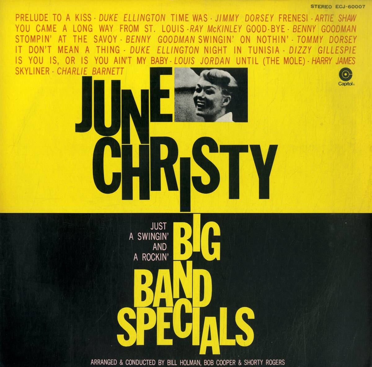 A00586999/LP/ジューン・クリスティ(JUNE CHRISTY)「Big Band Specials (ECJ-60007・ビッグバンドJAZZ・スウィングJAZZ)」_画像1
