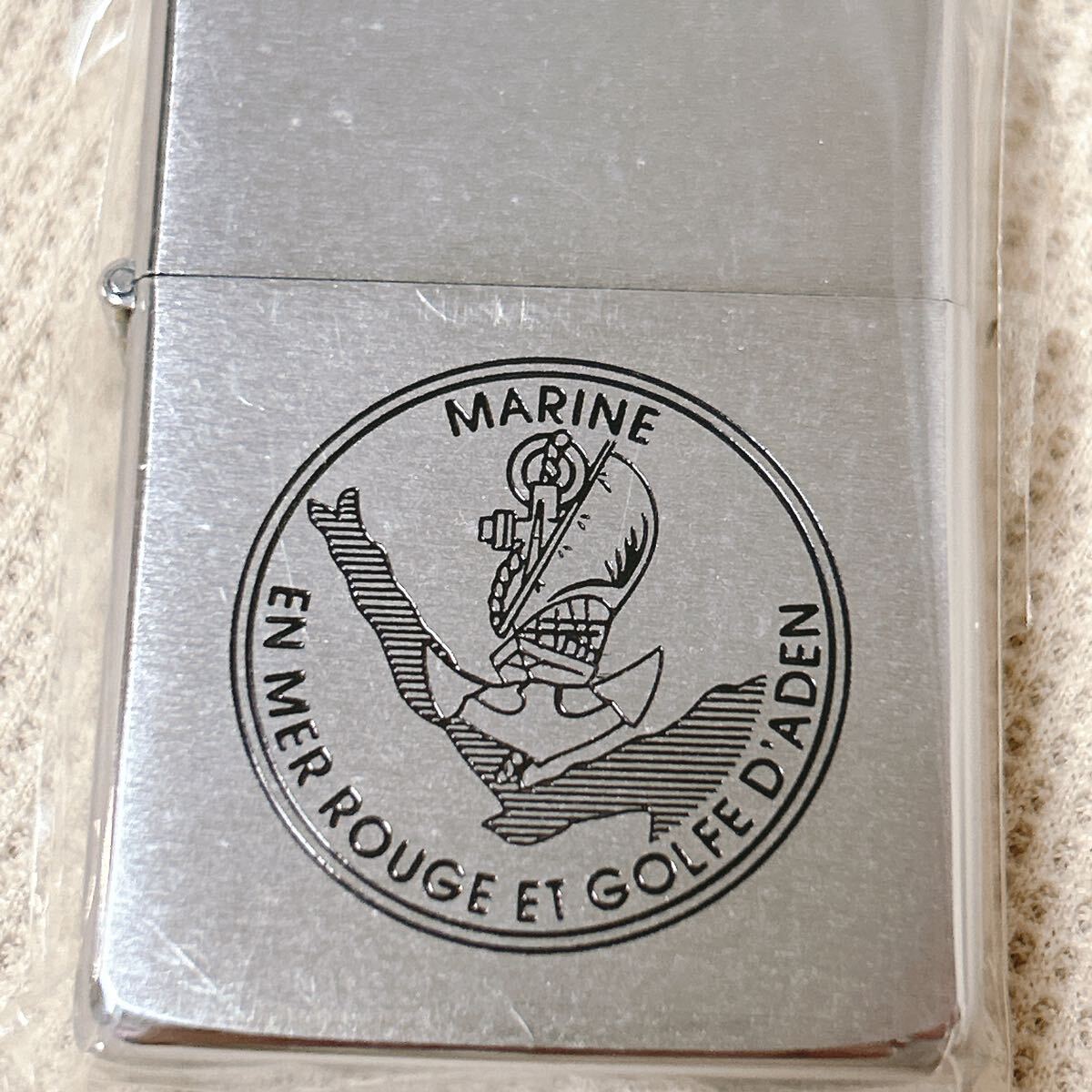 【未使用】MARIN マリン EN MER ROUGE ET GOLFE D'ADEN ZIPPO ジッポー レトロ ヴィンテージ ライターの画像5