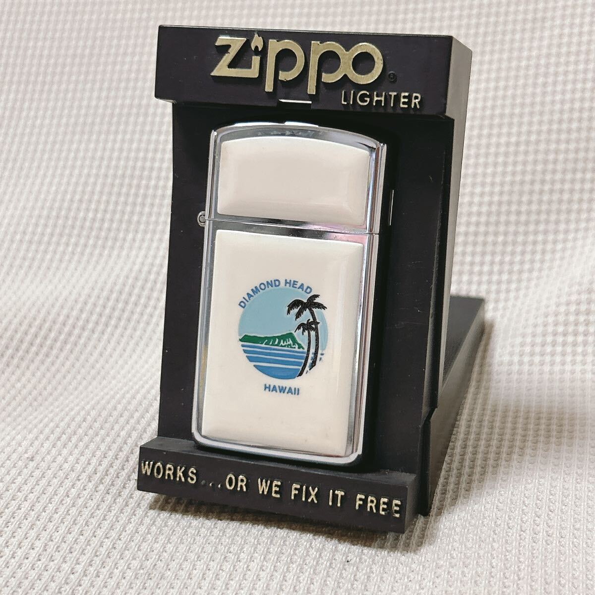 【未使用】ZIPPO ジッポー DIAMOND HEAD HAWAII ハワイ レトロ ライターの画像1