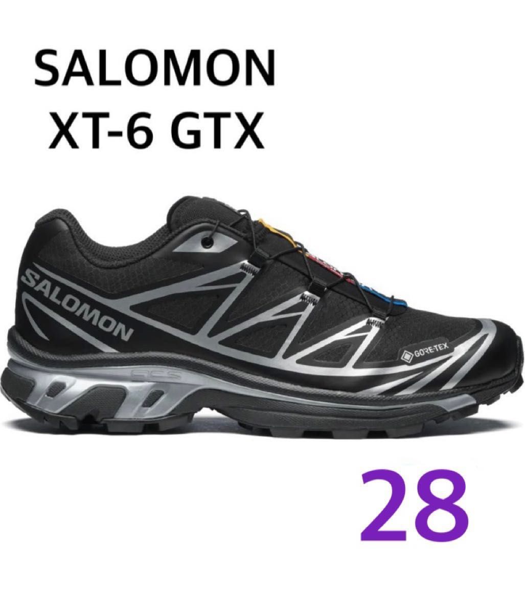 SALOMON サロモン XT-6 GORE-TEX GTX  Black 28