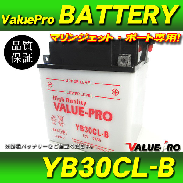 新品 開放型バッテリー YB30CL-B / '02～ 4st 1500cc～モデル SEADOO GTX 4-TEC / RXP / WAKE155 WAK215の画像1