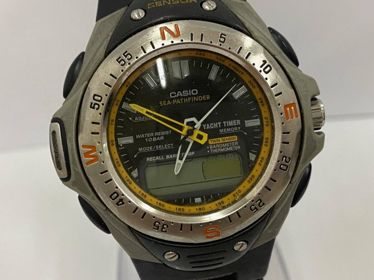 CASIO カシオ SEA-PATHFINDER シーパスファインダー クォーツ メンズ 腕時計 SPF-50 SPF-51 ジャンク 2本まとめての画像2