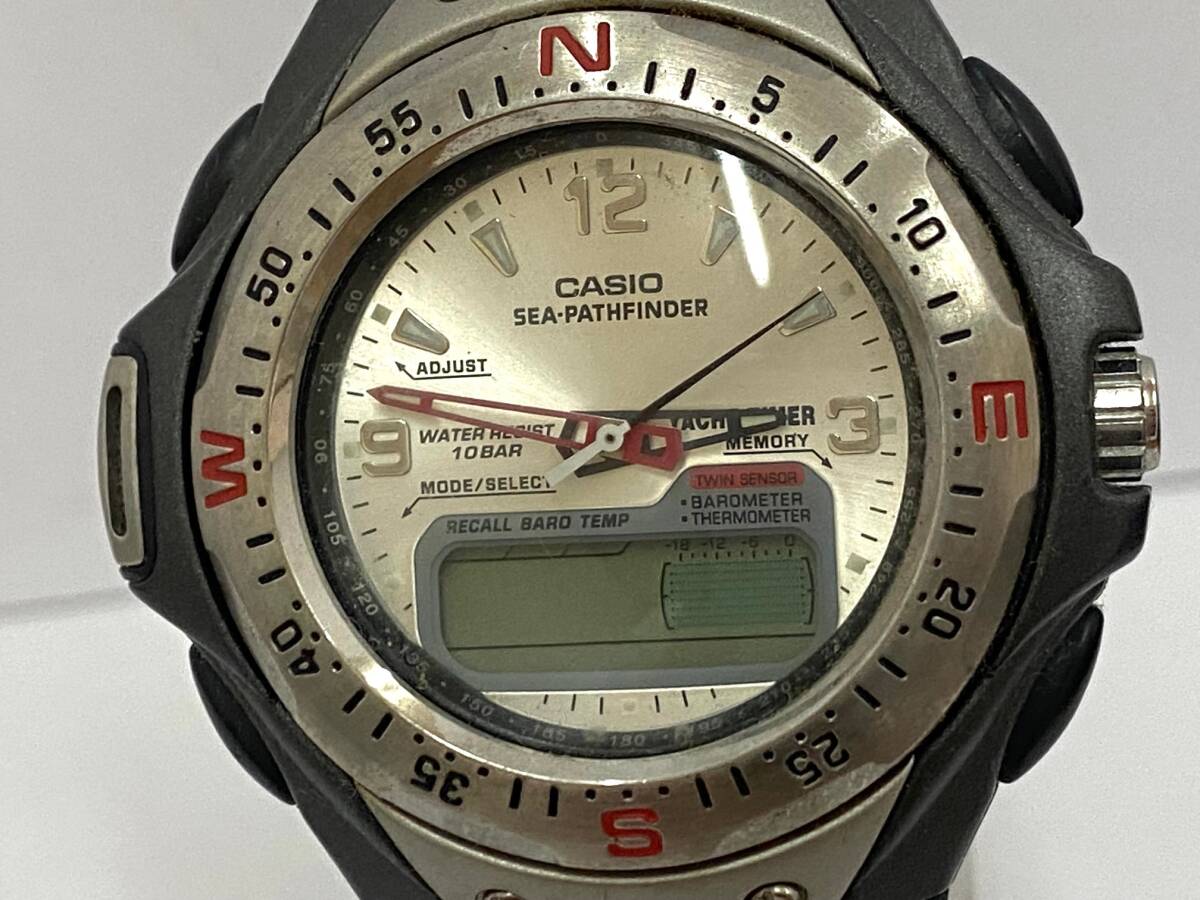 CASIO カシオ SEA-PATHFINDER シーパスファインダー クォーツ メンズ 腕時計 SPF-50 SPF-51 ジャンク 2本まとめての画像5