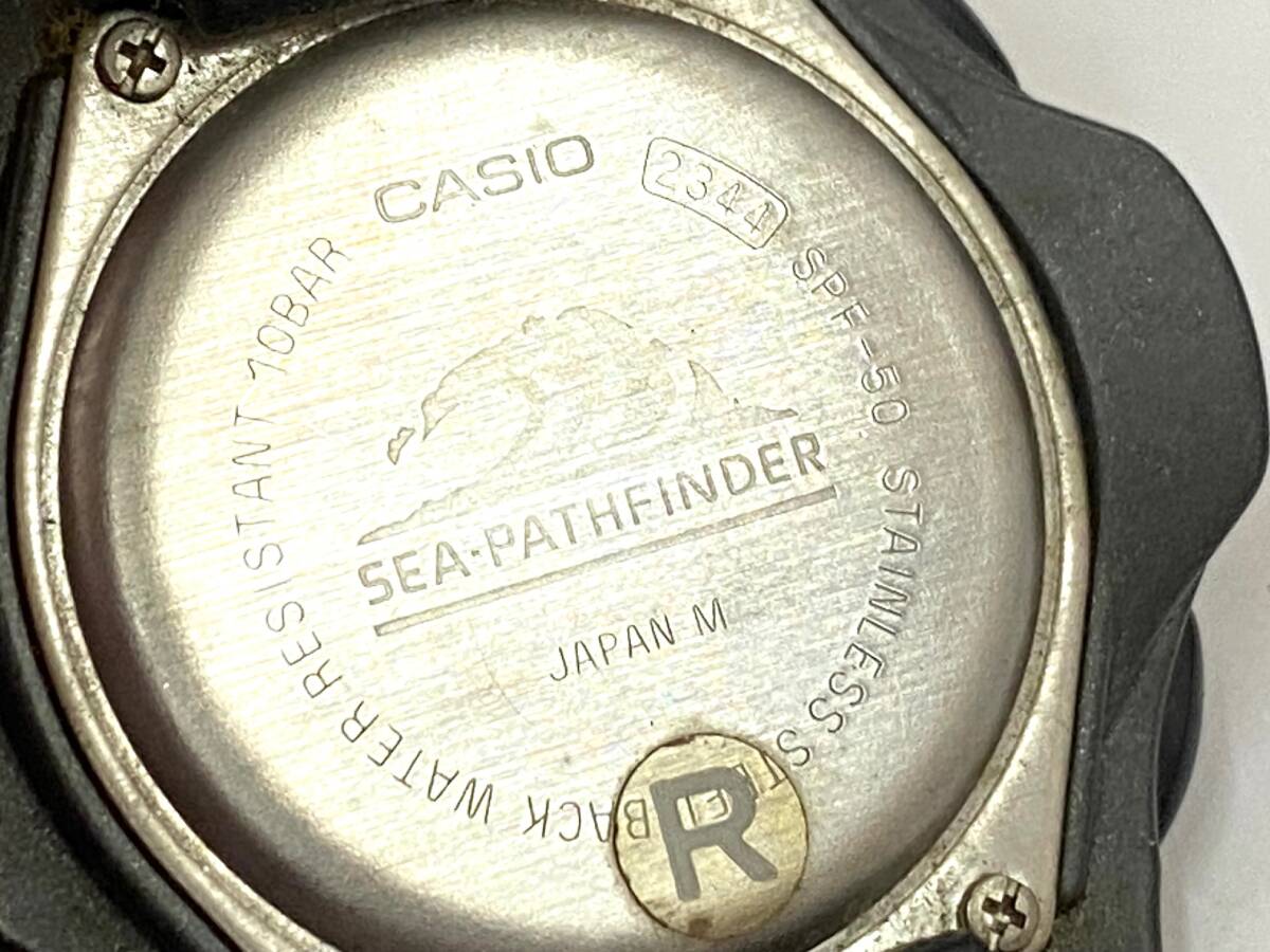 CASIO カシオ SEA-PATHFINDER シーパスファインダー クォーツ メンズ 腕時計 SPF-50 SPF-51 ジャンク 2本まとめての画像7