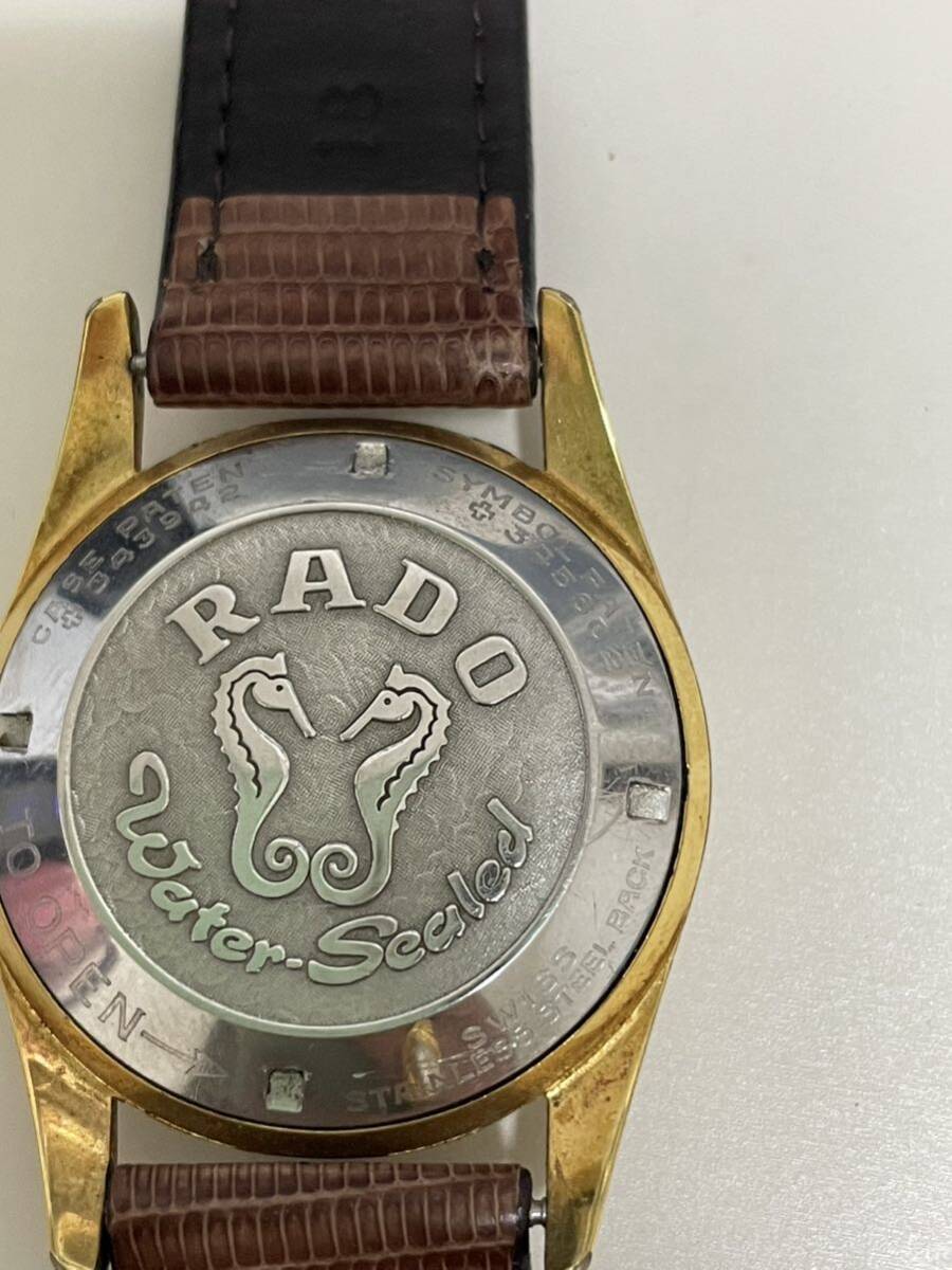 ラドー ワールドトラベル デイト ゴールド 自動巻き メンズ 腕時計 RADO_画像4