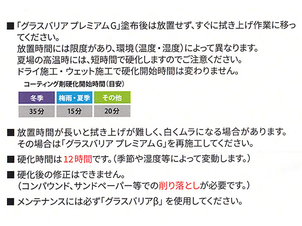 グラスバリア プレミアムG コーティング剤 Linda リンダ 横浜油脂 光沢 耐久性 車 つや出し 撥水 フッ素被膜 硬度 7H BF40 2516_画像5